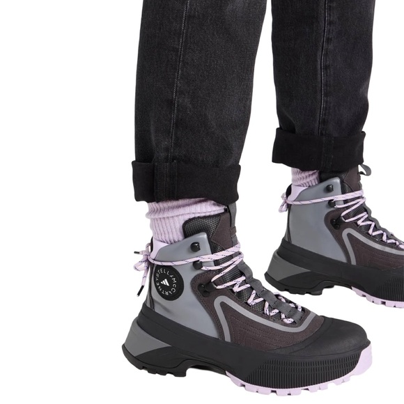 Stella McCartney Asmc Terrex Hiking Boot in Utility Black, Purple& GreySize:6NWT - Picture 14 of 16